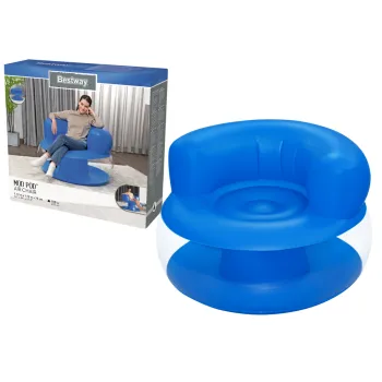 Pripučiama mėlyna kėdė/fotelis 112 x 112 x 70 cm Bestway 75138