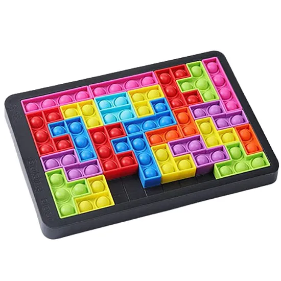 Tetris Pop-It žaidimas-galvosūkis 3in1 Stalo ir sporto žaidimai