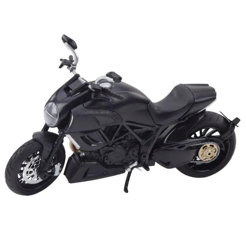 Sportinis juodas metalinis motociklas Žaisliniai motociklai