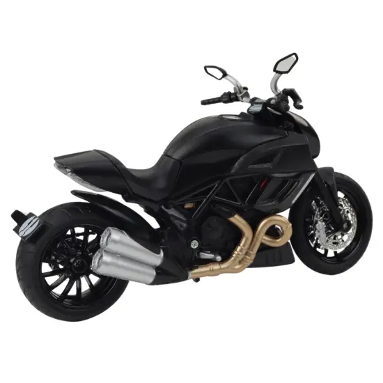 Sportinis juodas metalinis motociklas Žaisliniai motociklai