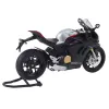 Metalinis juodas sportinis motociklas Žaisliniai motociklai