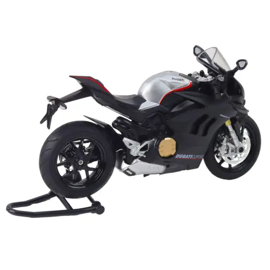 Metalinis juodas sportinis motociklas Žaisliniai motociklai
