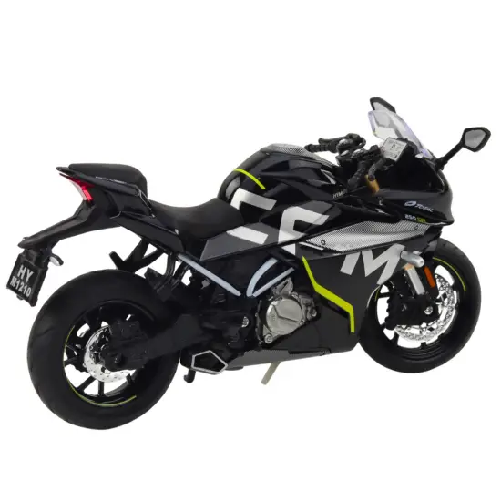 Sportinis juodas metalinis motociklas Žaisliniai motociklai