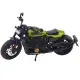 Chopper juodas/žalias metelinis motociklas Žaisliniai motociklai