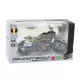 Chopper juodas/žalias metelinis motociklas Žaisliniai motociklai