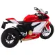 Sportinis metalinis raudonas/baltas motociklas Žaisliniai motociklai