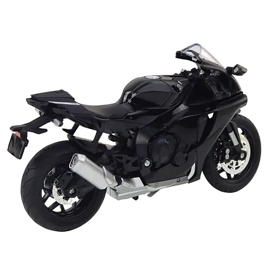 Sportinio juodo motociklo modelis Žaisliniai motociklai