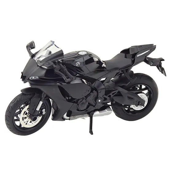 Sportinio juodo motociklo modelis Žaisliniai motociklai