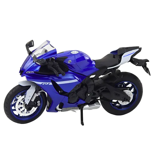 Sportinis mėlynas metalinis motociklas Žaisliniai motociklai
