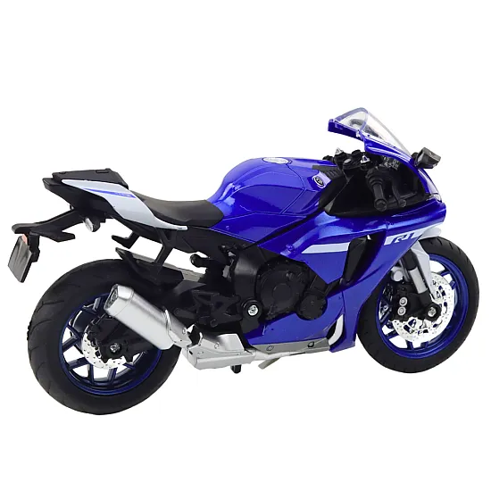 Sportinis mėlynas metalinis motociklas Žaisliniai motociklai