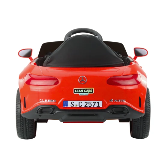 Raudonas akumuliatorinis automobilis Mercedes KL-1666-1