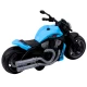 Akumuliatoriumi valdomas mėlynas motociklas Žaisliniai motociklai