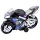 Juodai mėlynas motociklas Žaisliniai motociklai