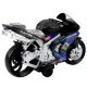 Juodai mėlynas motociklas Žaisliniai motociklai