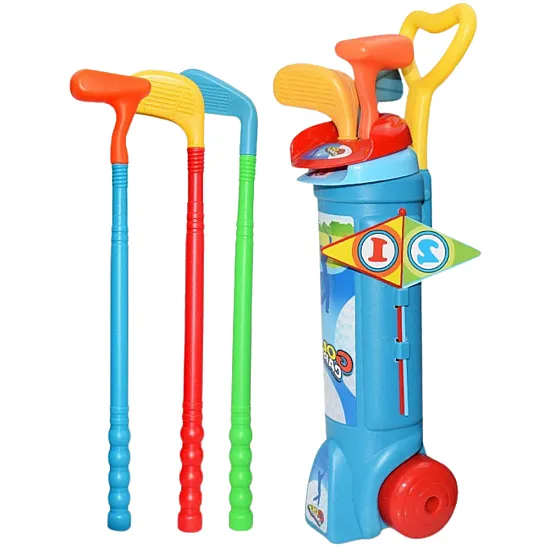 Children's Golf Set with Cart, 20-piece set