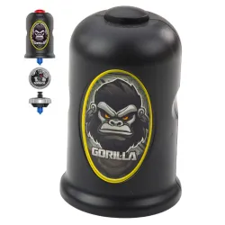 Zestaw wyrzutni Flying Disc Gorilla Black Spinner