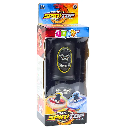 Zestaw wyrzutni Flying Disc Gorilla Black Spinner Gry planszowe i sportowe