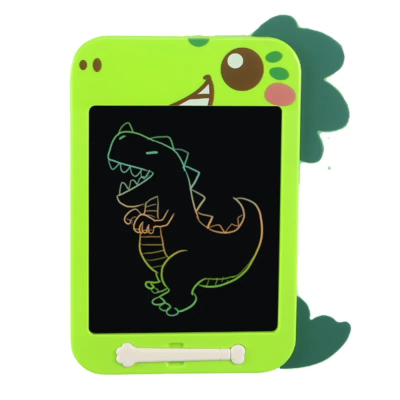 Žalia piešimo lenta su rašikliu Dinozauras Magnetinės lentos ir magnetai