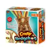 Šeimos arkadinis žaidimas Crazy Hedgehog Checkers Shield Stalo ir sporto žaidimai