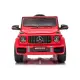 Raudonas Mercedes G63 akumuliatorinis automobilis