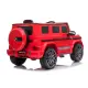 Raudonas Mercedes G63 akumuliatorinis automobilis
