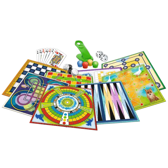 Žaidimų rinkinys KALEIDOSCOPE – 50 žaidimų Trefl 02116 Stalo ir sporto žaidimai