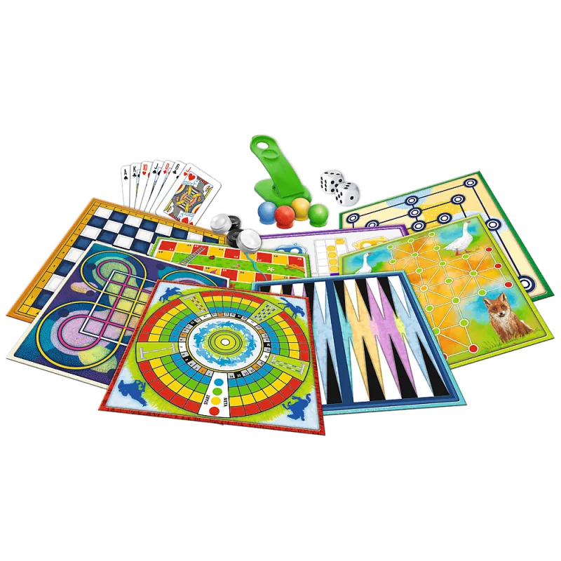 Žaidimų rinkinys KALEIDOSCOPE – 50 žaidimų Trefl 02116 Stalo ir sporto žaidimai