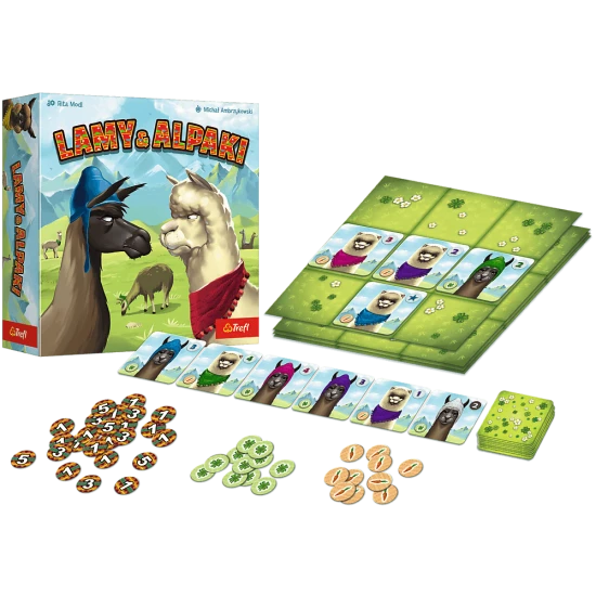 Lamos ir alpakos Žaidimas – Trefl 02600 Stalo ir sporto žaidimai