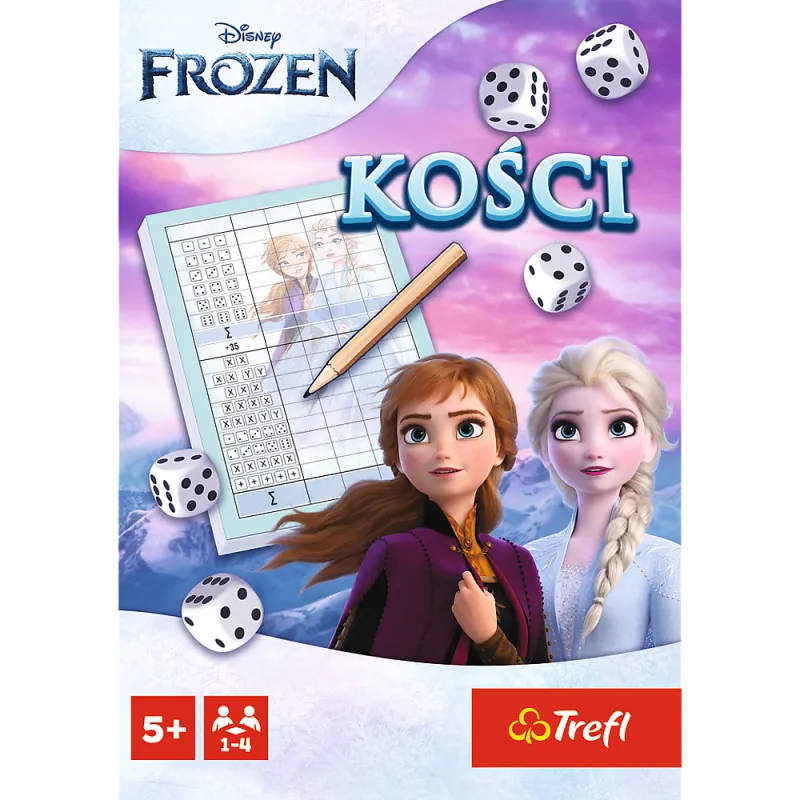 Ledo karalienės kauliukų žaidimas Trefl 02689 Stalo ir sporto žaidimai