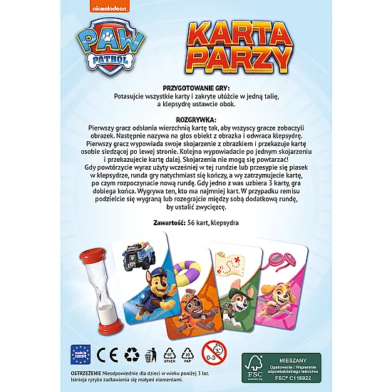 Paw Patrol kortų žaidimas poromis Trefl 02691 Stalo ir sporto žaidimai