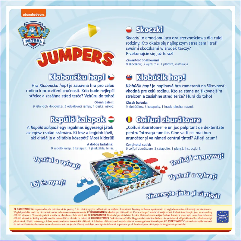 Žaidimas Paw Patrol Jumpers Trefl 01998 Stalo ir sporto žaidimai