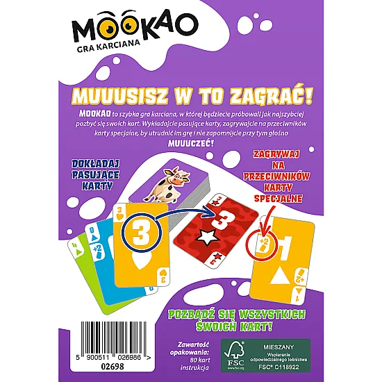 MooKao Trefl 02698 Žaidimas Stalo ir sporto žaidimai