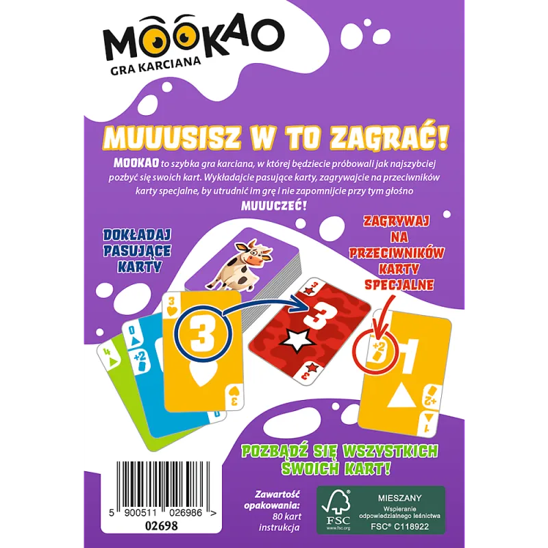 MooKao Trefl 02698 Žaidimas Stalo ir sporto žaidimai