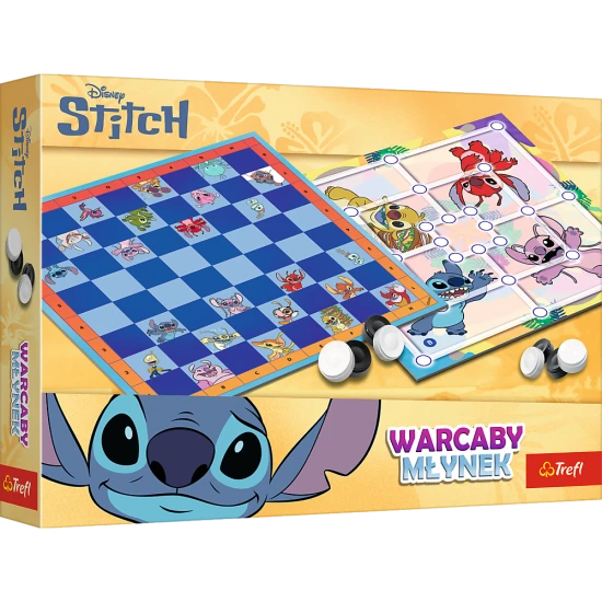 Šaškės ir malūnas Lilo ir Stitch Trefl 02799 Stalo ir sporto žaidimai