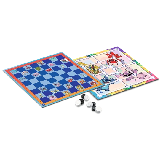 Šaškės ir malūnas Lilo ir Stitch Trefl 02799 Stalo ir sporto žaidimai