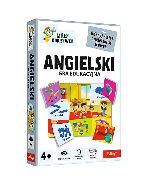 Vaikiškas žaidimas anglų mažasis tyrinėtojas Trefl 02812