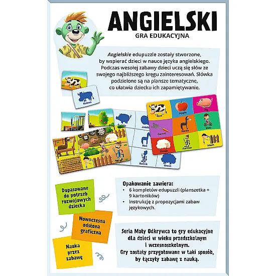 Vaikiškas žaidimas anglų mažasis tyrinėtojas Trefl 02812 Stalo ir sporto žaidimai