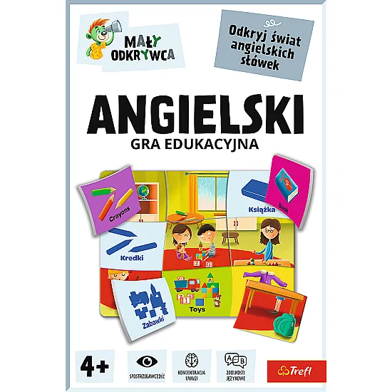 Vaikiškas žaidimas anglų mažasis tyrinėtojas Trefl 02812 Stalo ir sporto žaidimai