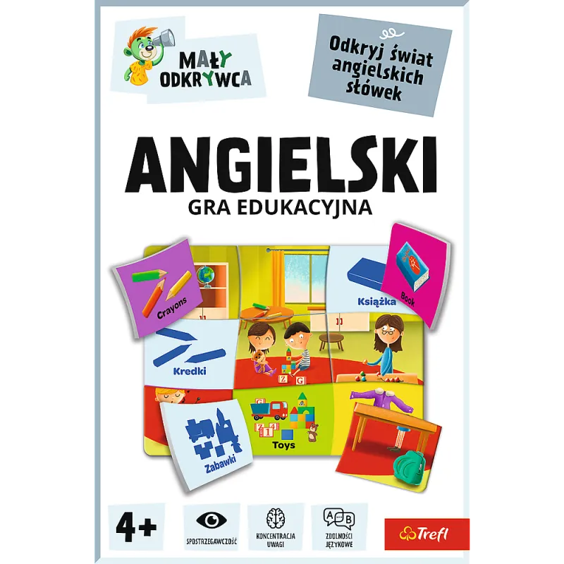 Vaikiškas žaidimas anglų mažasis tyrinėtojas Trefl 02812 Stalo ir sporto žaidimai