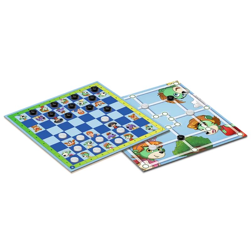 GRY – Warcaby i młyn Trefl Family Trefl 02658 Gry planszowe i sportowe