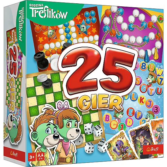 Board Game Set with 25 Games