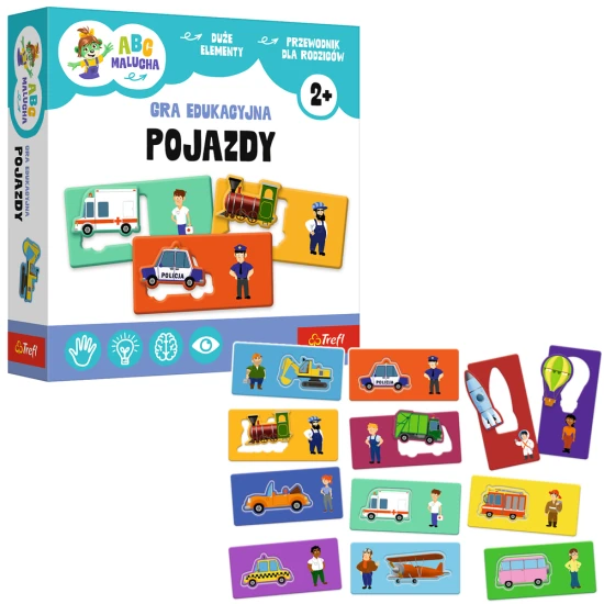 Žaidimas Transporto priemonės - Mažylių ABC - Trefl 02907 Stalo ir sporto žaidimai