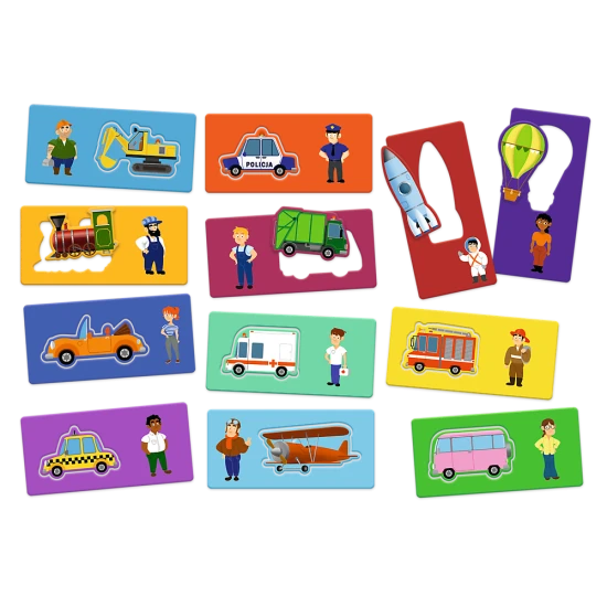 Žaidimas Transporto priemonės - Mažylių ABC - Trefl 02907 Stalo ir sporto žaidimai