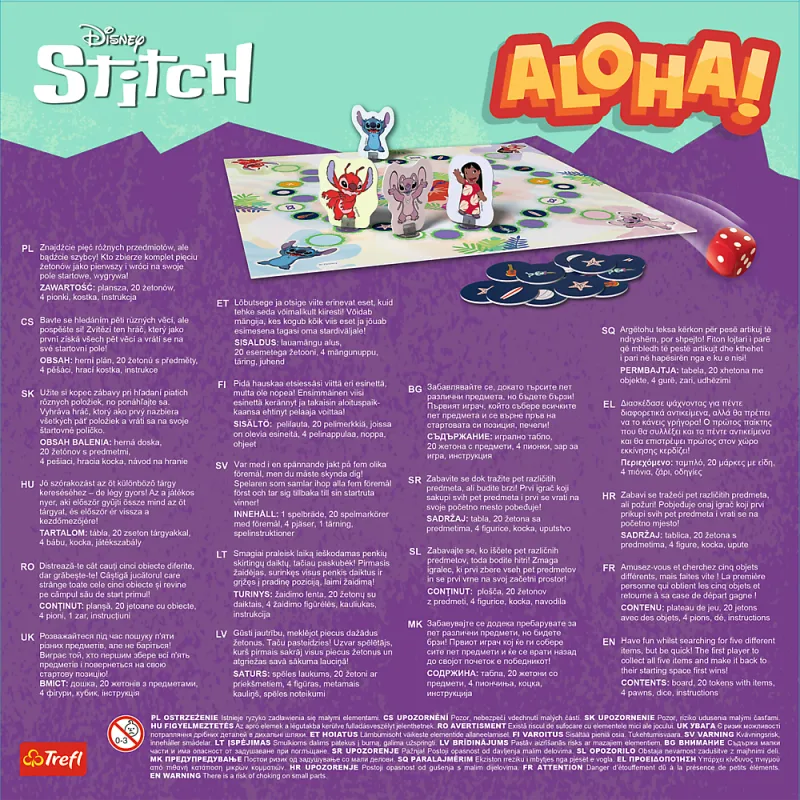 Žaidimas Lilo & Stitch Aloha! Stalo ir sporto žaidimai