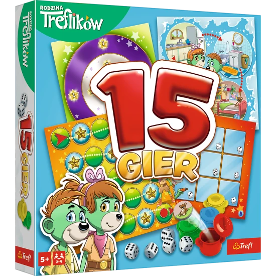 15 Stalo žaidimų Trefl 02823 Stalo ir sporto žaidimai