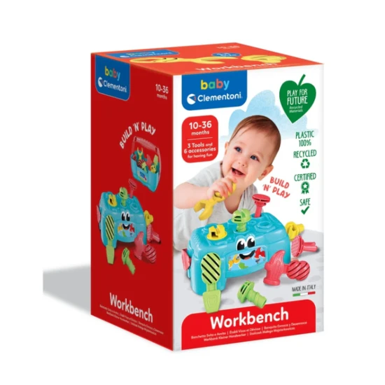 Mažojo meistro darbastalis Clementoni 17733 Kūdikiams