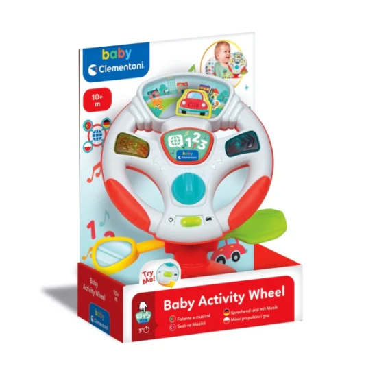 Interaktyvus kalbantis elektroninis vairas, lenkų ir vokiečių kalbomis Clementoni 17533 Kūdikiams