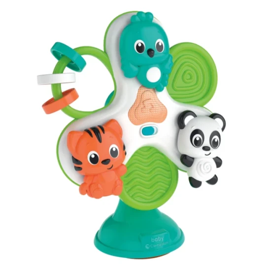 Laimingų gyvūnų karuselė (lenkų kalba) Clementoni 17952 Kūdikiams