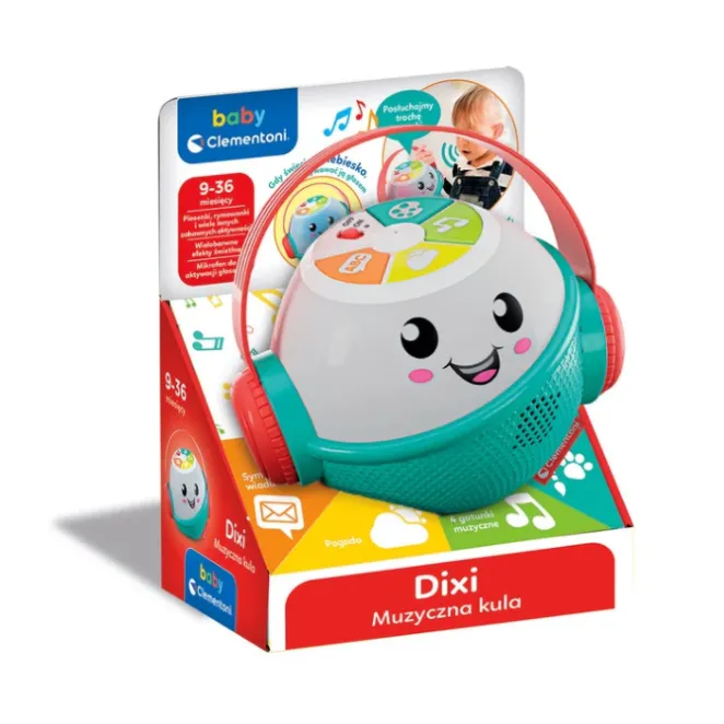 Interactive musical ball with microphone (Polish) Clementoni 50800 For babies