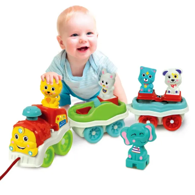 Interactive Animal Train in Polish Clementoni 50802 For babies
